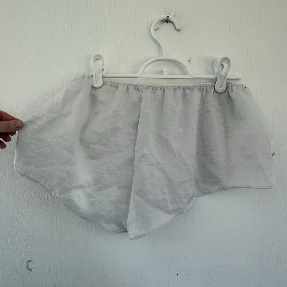 Vintage Style MGT Ivory Lace Trim Tap Shorts Sleep Pajama Bottoms - Size M - Picture 4 of 8